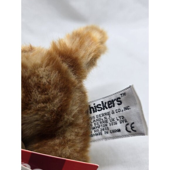 Russ Berrie Whiskers Orange Cat Kitten Kitty  Stuffed Animal Plush Toy- With Tag - Picture 5 of 8